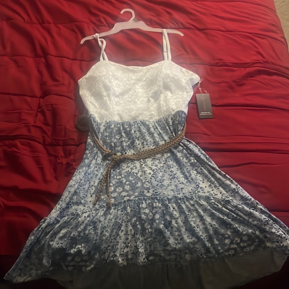 No Boundaries dress high low with tag still on